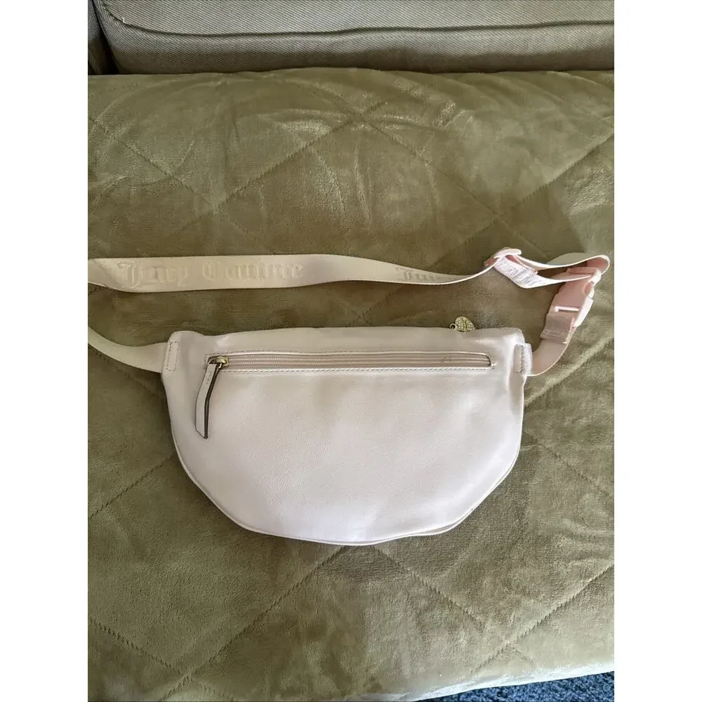 Juicy Couture Queen of Everything Fanny Pack Sling Crossbody Bag PINK